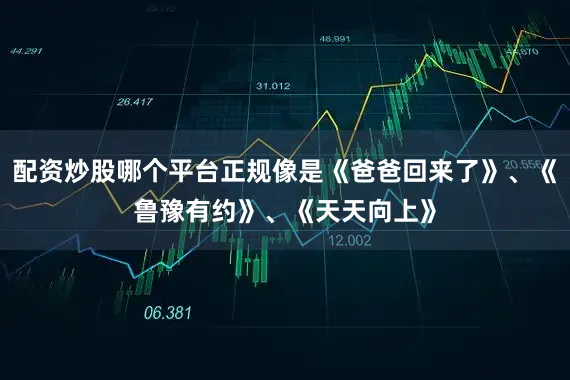 配资炒股哪个平台正规像是《爸爸回来了》、《鲁豫有约》、《天天向上》