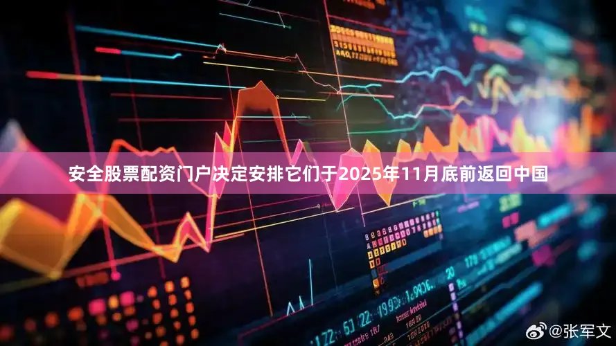 安全股票配资门户决定安排它们于2025年11月底前返回中国